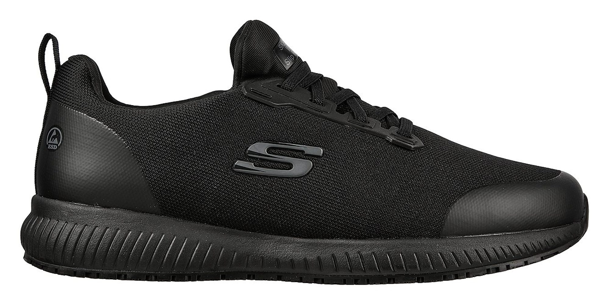 Skechers Work Relaxed Fit Squad Sr Myton Esd Black Blk