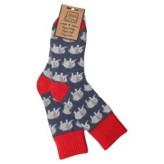 Elephants Ribbed Socks Elephants Ribbed Socks