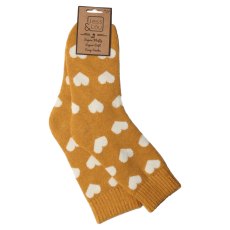 Hearts Ribbed Socks Hearts Ribbed Socks