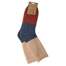 Bold Colour Block Cosy Socks Bold Colour Block Cosy Socks