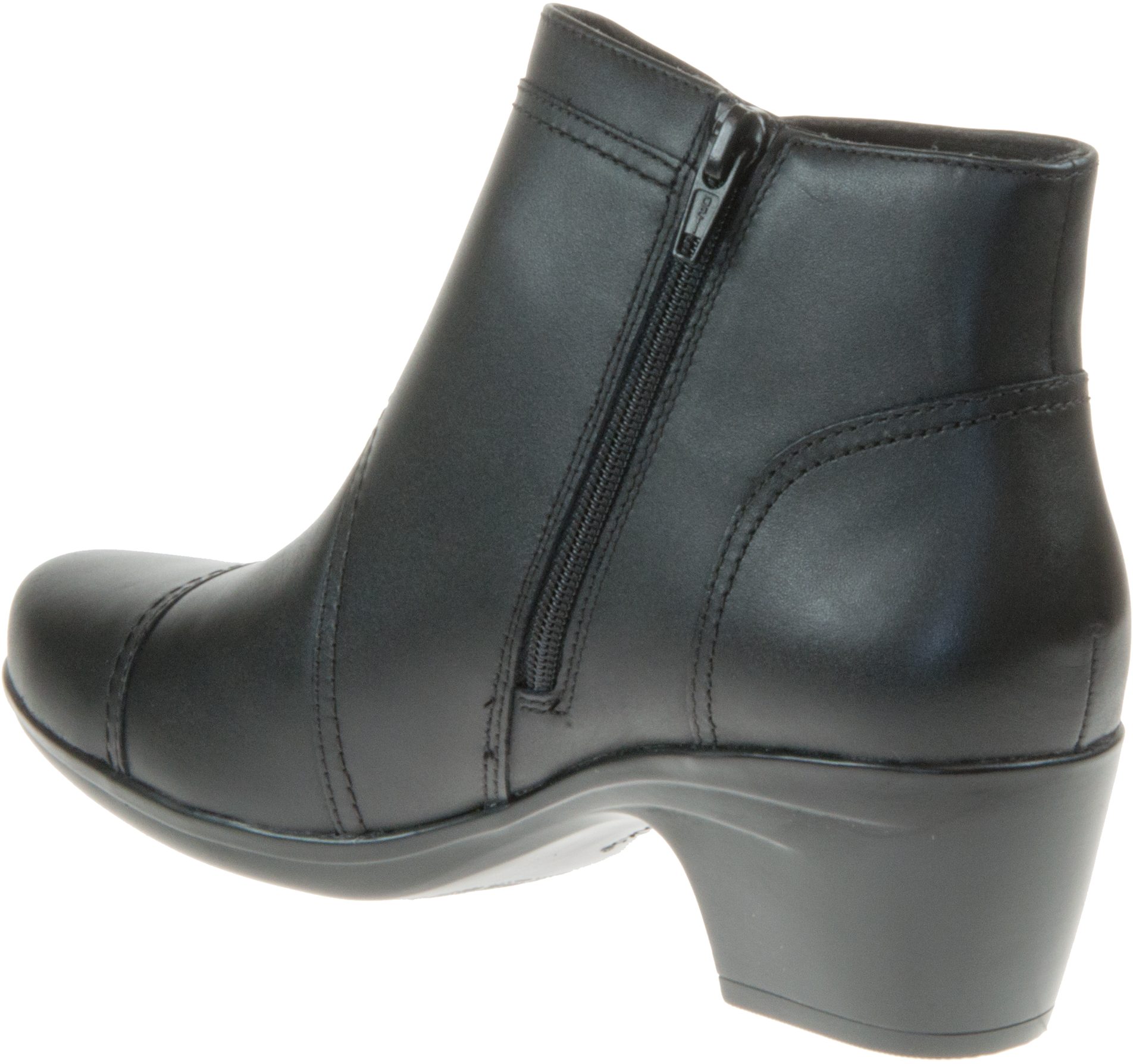 Clarks Emily Calle Black Leather 26154988 - Ankle Boots - Humphries Shoes