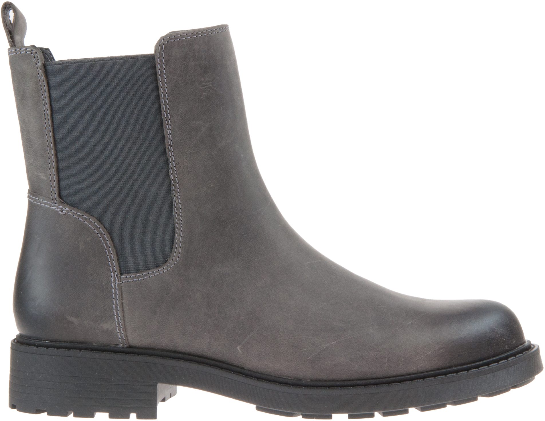 Clarks Orinoco 2 Top Dark Grey Leather 26152331 - Ankle Boots ...