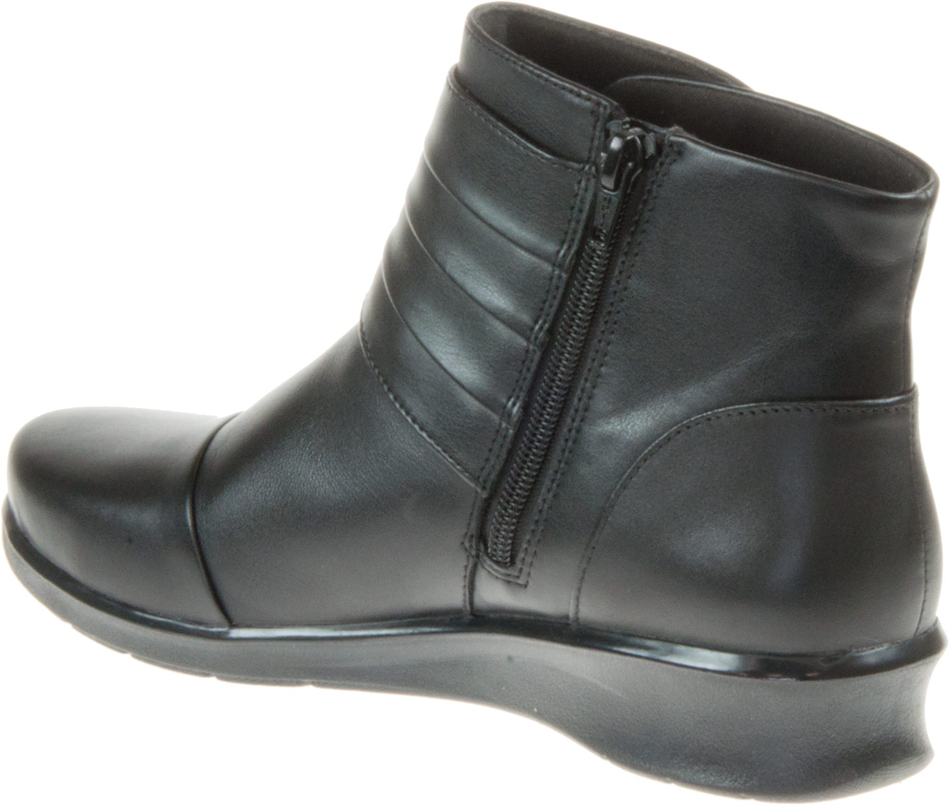 Clarks Hope Twirl Black Leather 26145278 - Ankle Boots - Humphries Shoes