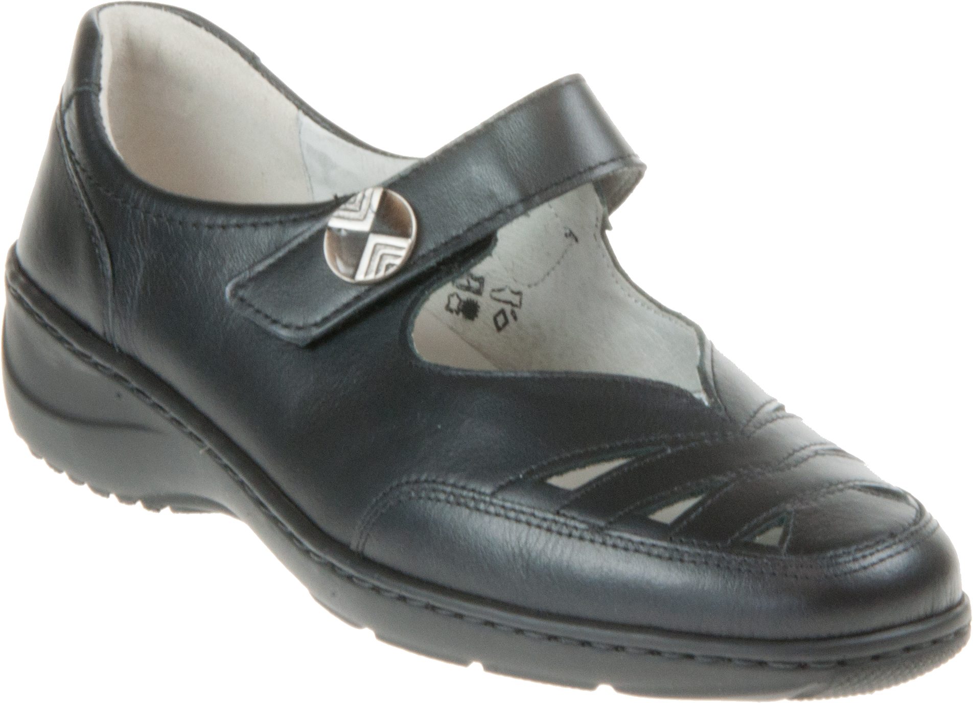 Waldlaufer Kya 309 Black Leather 607309 186 001 - Everyday Shoes ...