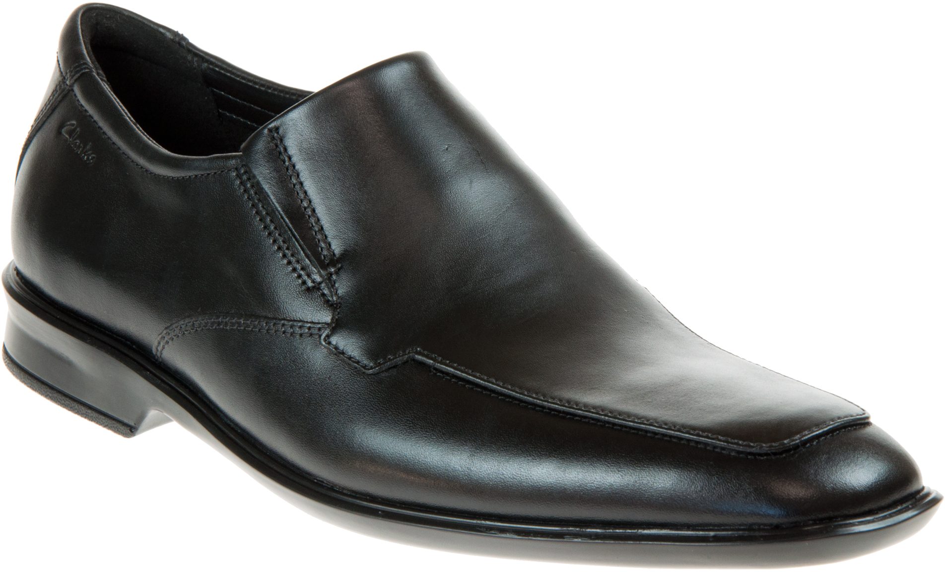 Clarks Bensley Step Black Leather 26147686 - Formal Shoes - Humphries Shoes