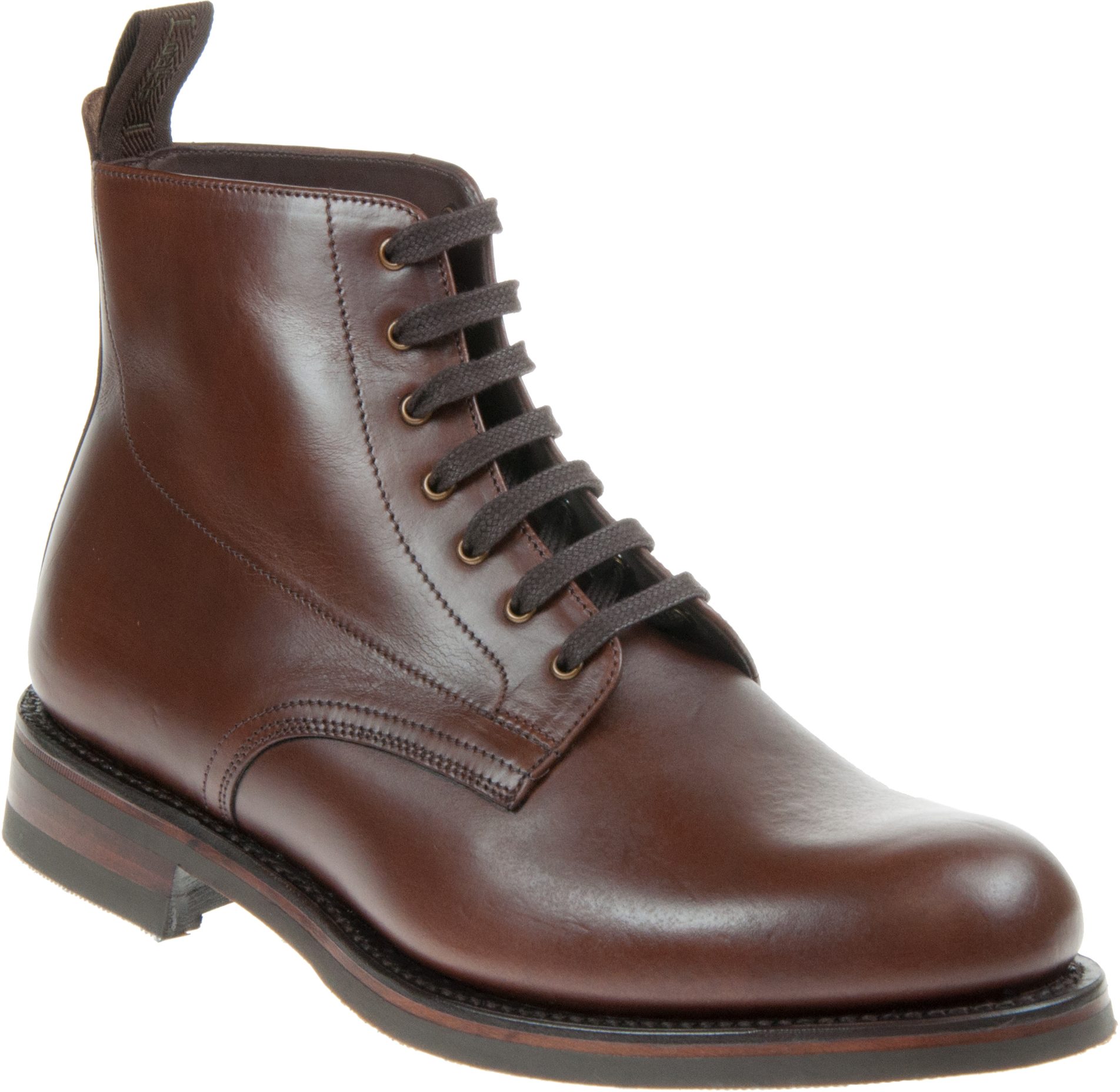 Loake Hebden Dark Brown Chromexcel Leather - Formal Boots - Humphries Shoes