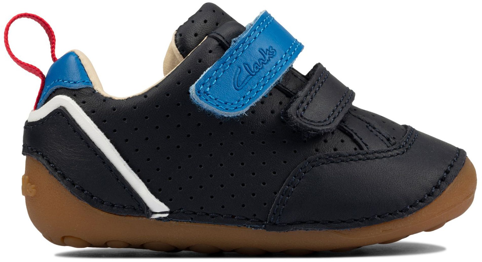 Clarks Tiny Sky Toddler Navy Leather 26157629 - Boys Shoes - Humphries ...