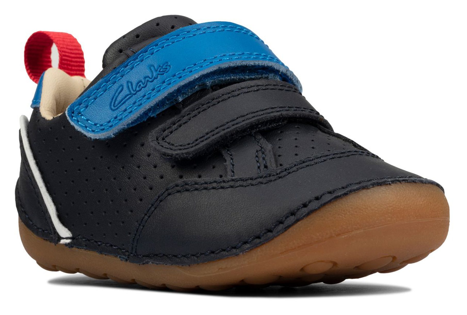 Clarks Tiny Sky Toddler Navy Leather 26157629 - Boys Shoes - Humphries ...