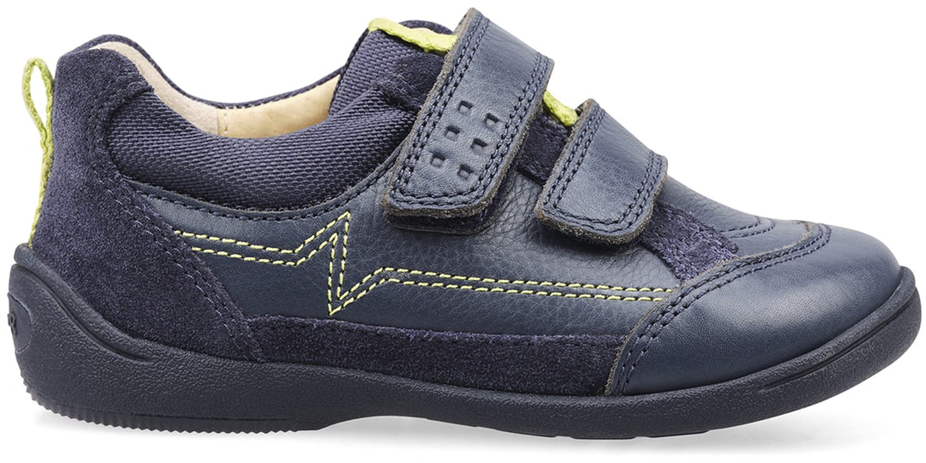 Start-Rite Zigzag Navy Leather 1483_9 - Boys Shoes - Humphries Shoes