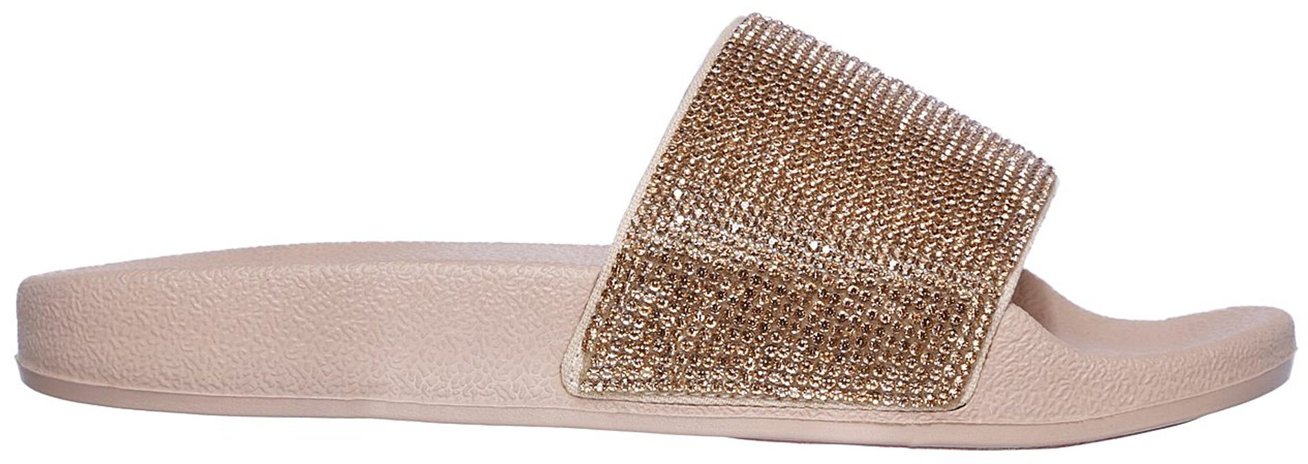 Skechers Pop Ups - Stone Age Rosegold 32369 RSGD - Mule Sandals ...