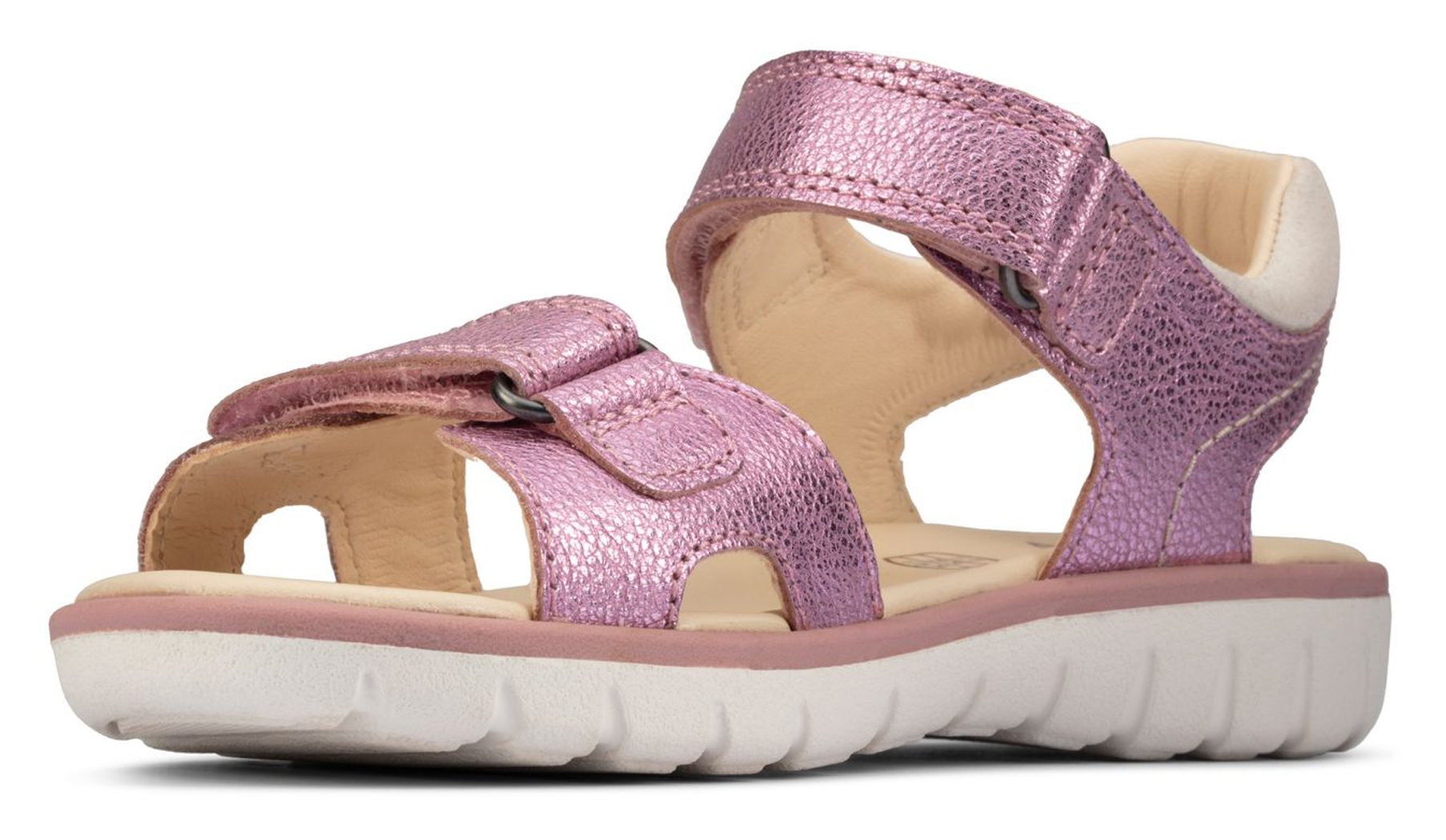 Clarks Roam Surf Youth Light Pink Leather 26158062 - Girls Sandals ...