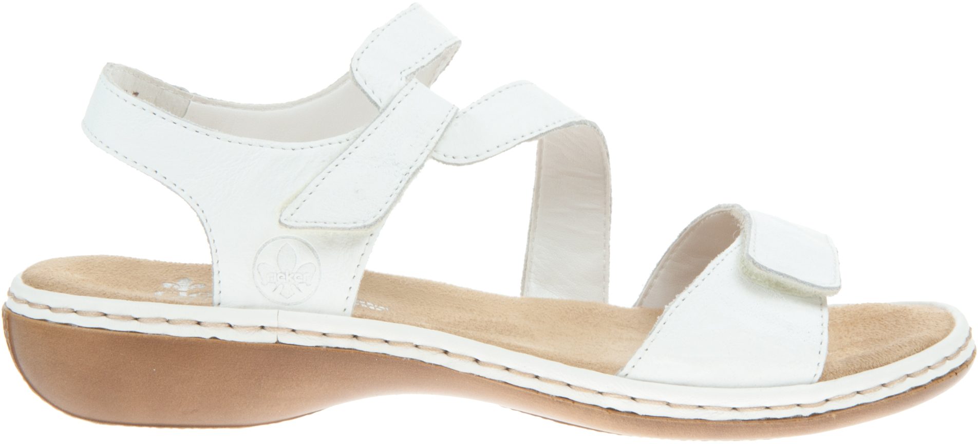 Rieker Clarino 7 White 659C7-80 - Full Sandals - Humphries Shoes