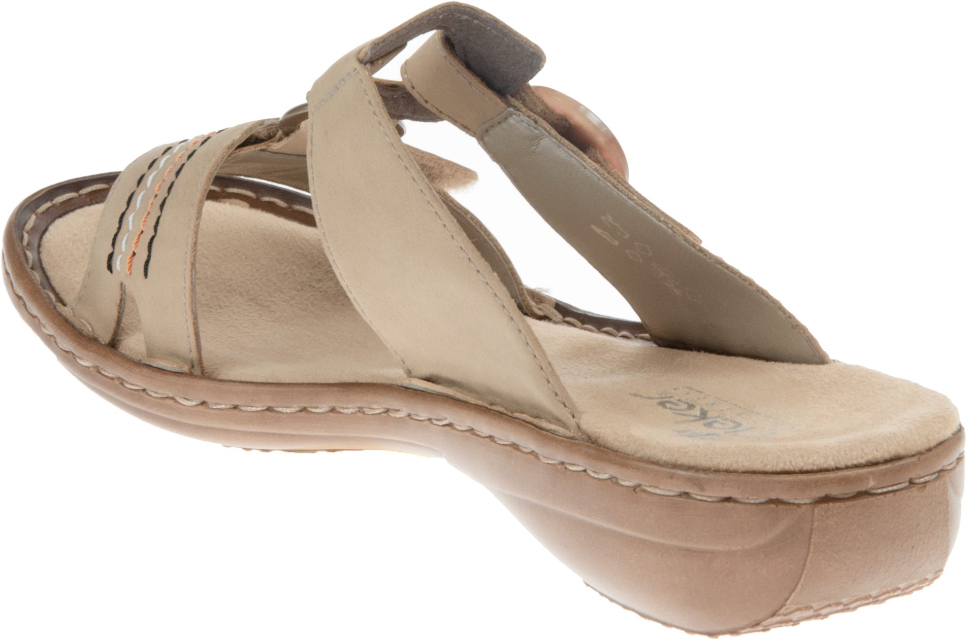 Rieker 60825 Sand 60825-60 - Mule Sandals - Humphries Shoes