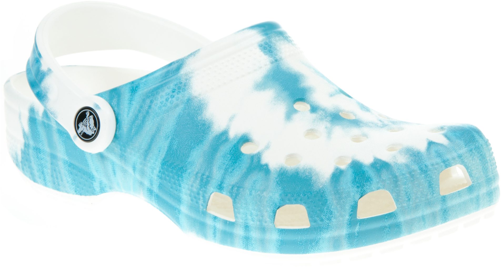 Crocs Classic Clog Digital Aqua Tie Dye 205453-4SL - Full Sandals ...