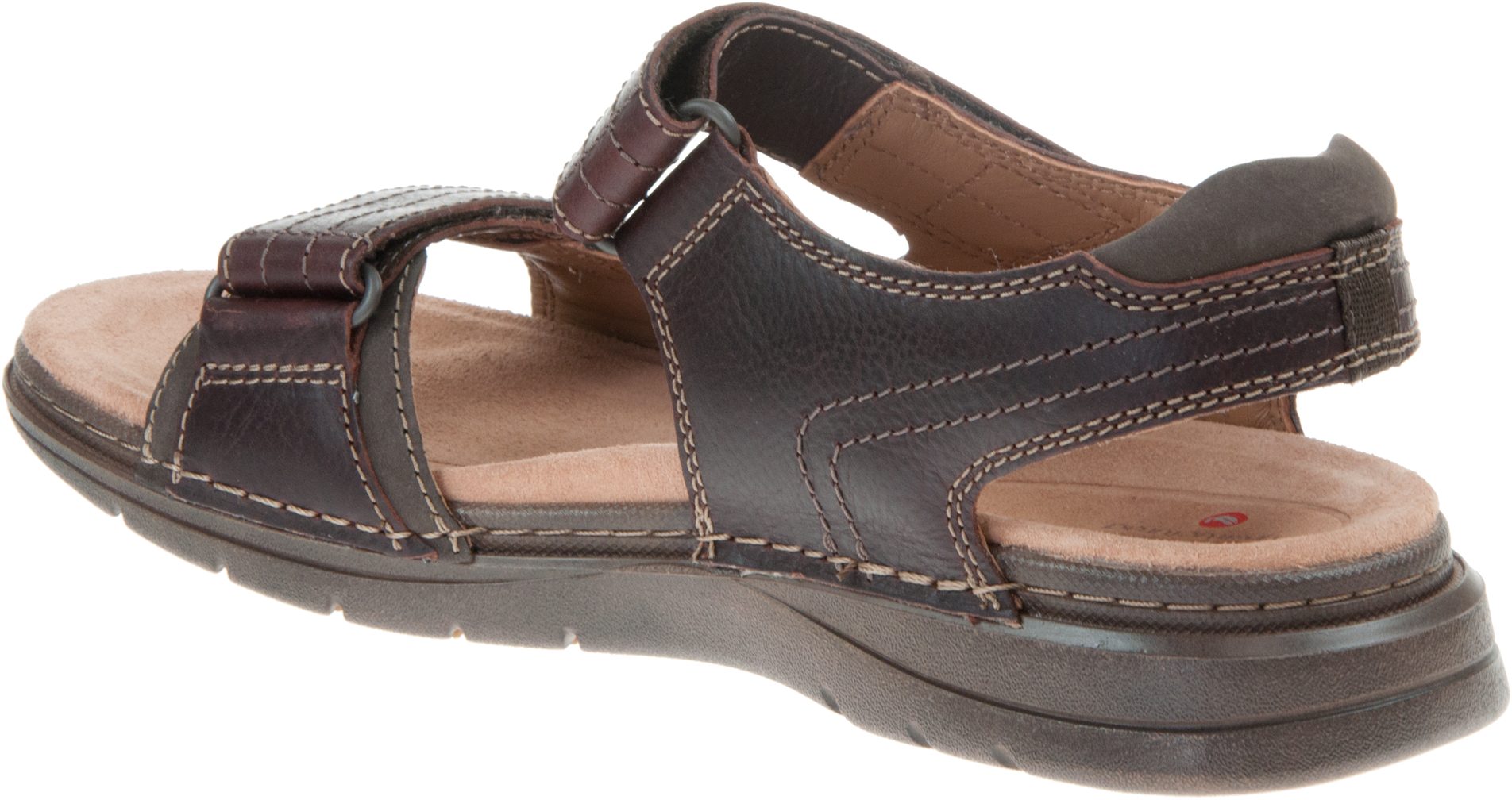 Clarks Nature Trek Mahogany Combi 26159194 - Full Sandals - Humphries Shoes