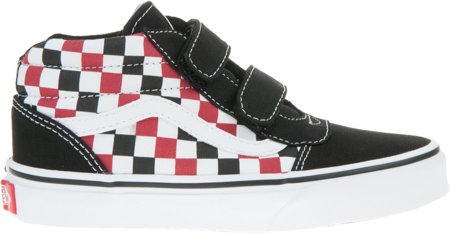 Kids red checkerboard sales vans