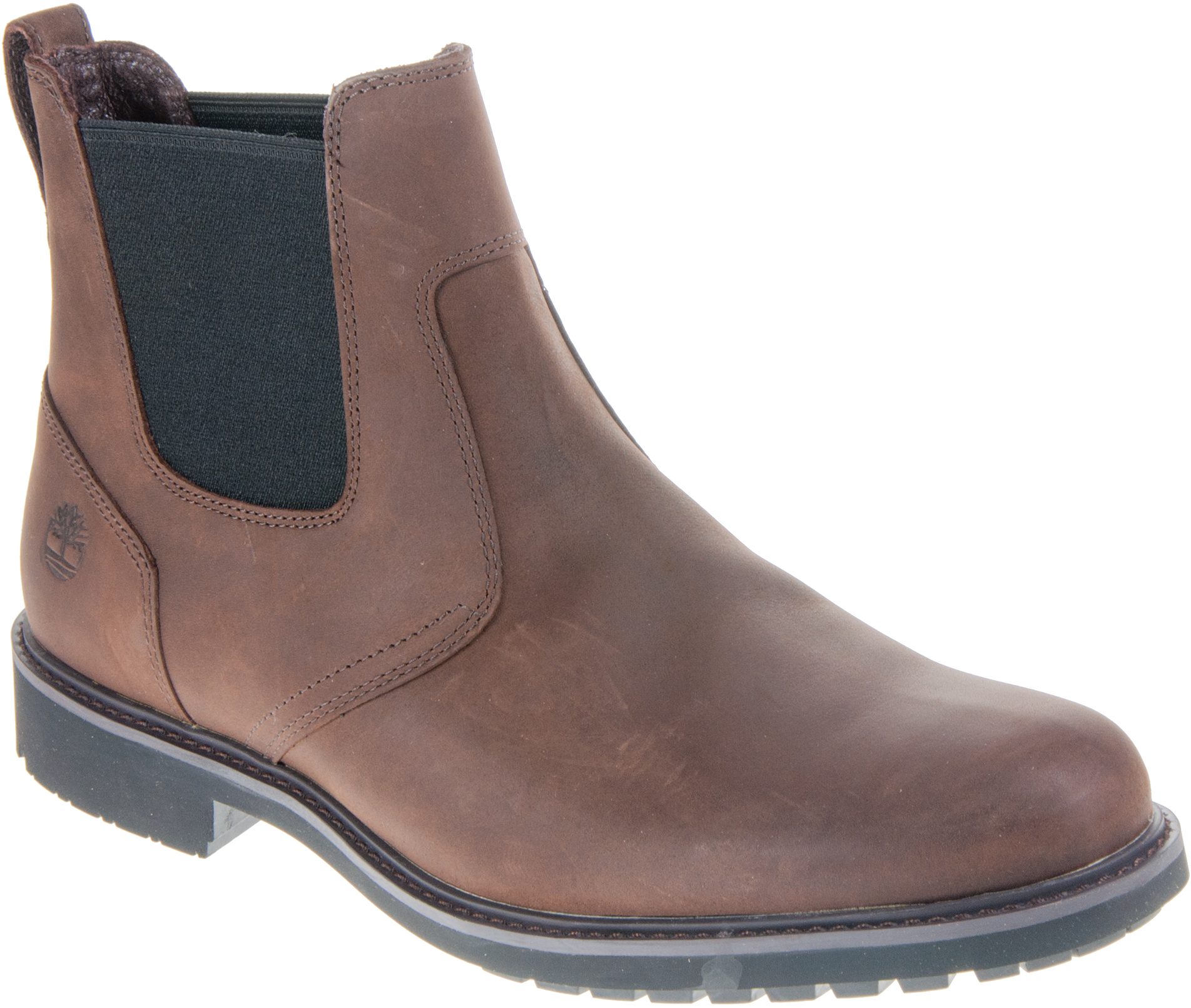 Timberland Stormbuck Chelsea Boot Waterproof Burnished Dark Brown Oiled ...