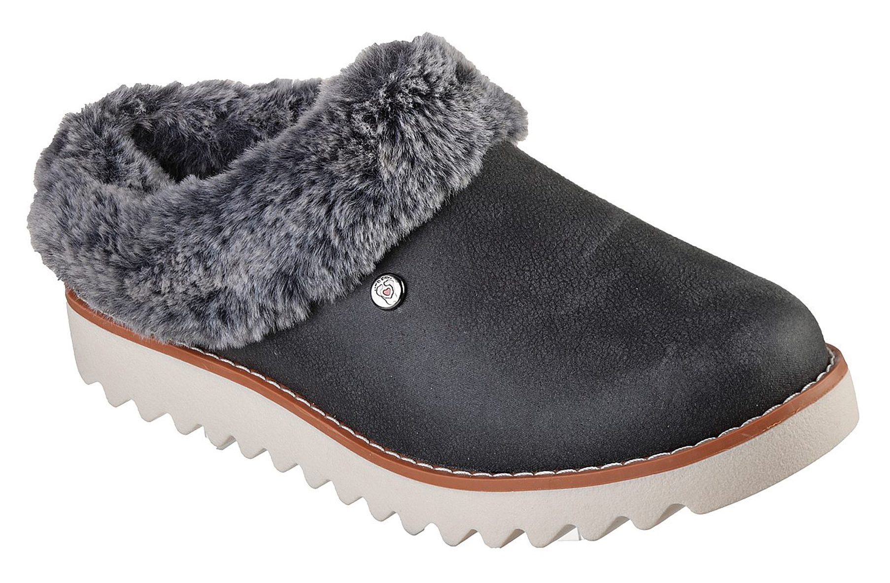 Oswald de nuevo partido Democrático Skechers BOBS Mountain Kiss - Winter Rock Charcoal 113423 CCL - Mule  Slippers - Humphries Shoes
