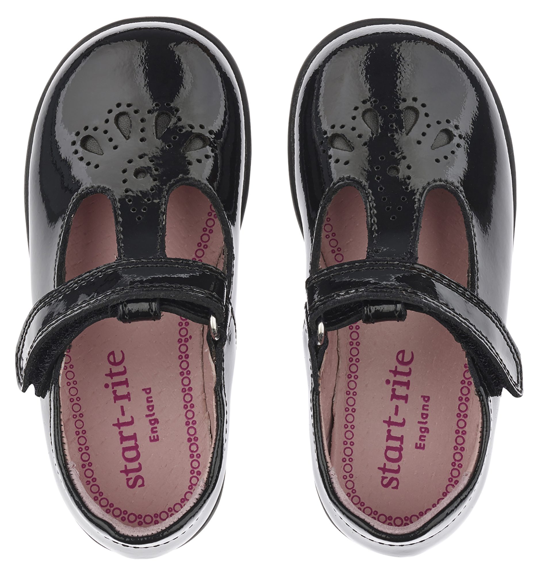 Start-Rite Daisy May Black Patent 1678_3 - Girls Shoes - Humphries Shoes