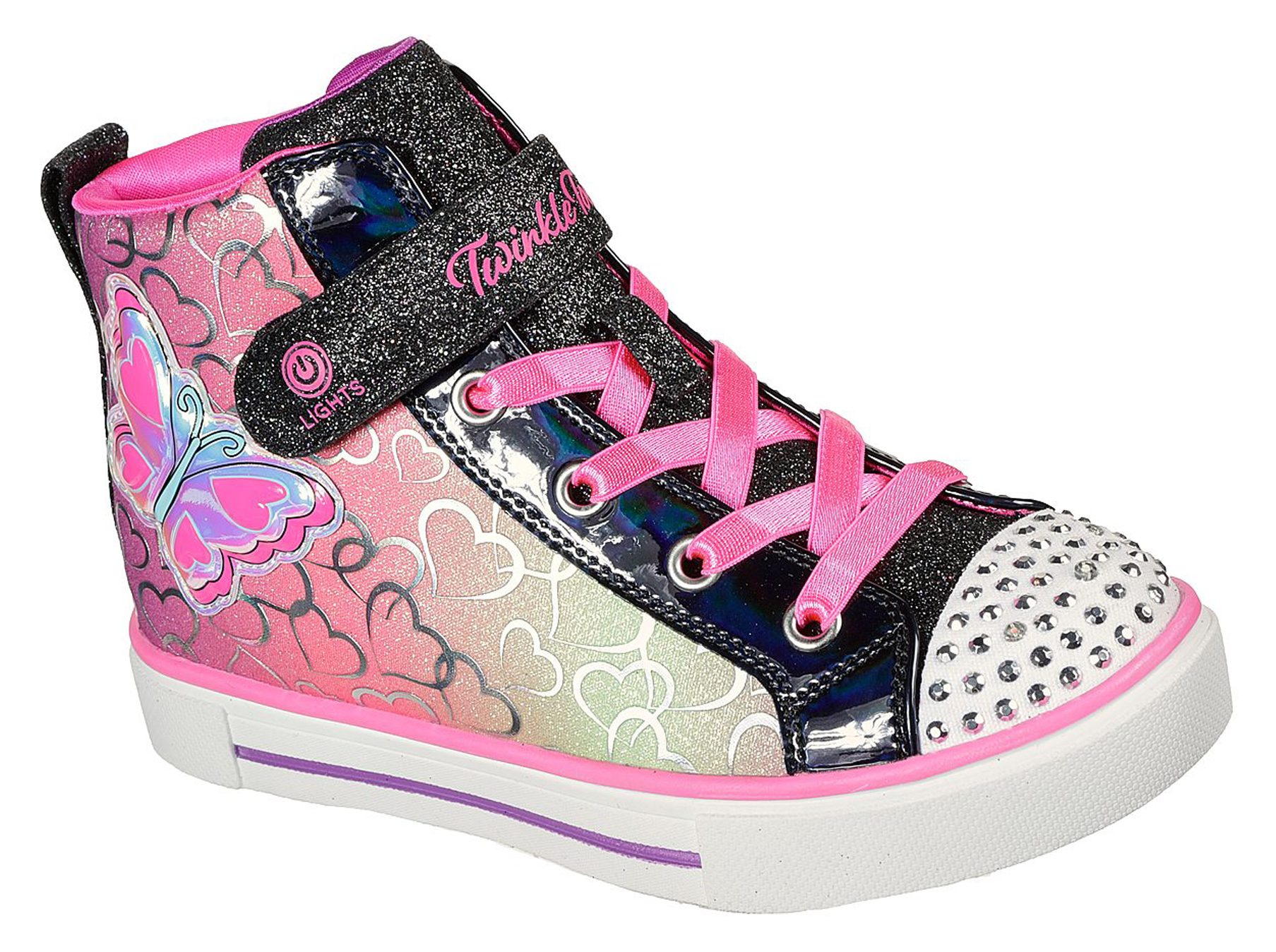 Skechers Girl's Twinkle Toes: Twinkle Sparks - Magic-Tastic Black ...