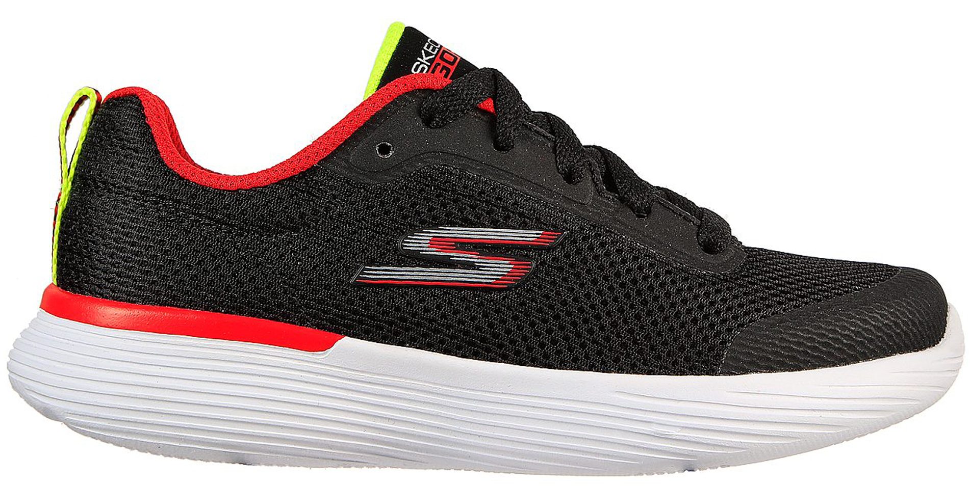 Skechers GOrun 400 V2 Omega Black Red 405100L BKRD Boys Trainers Humphries Shoes