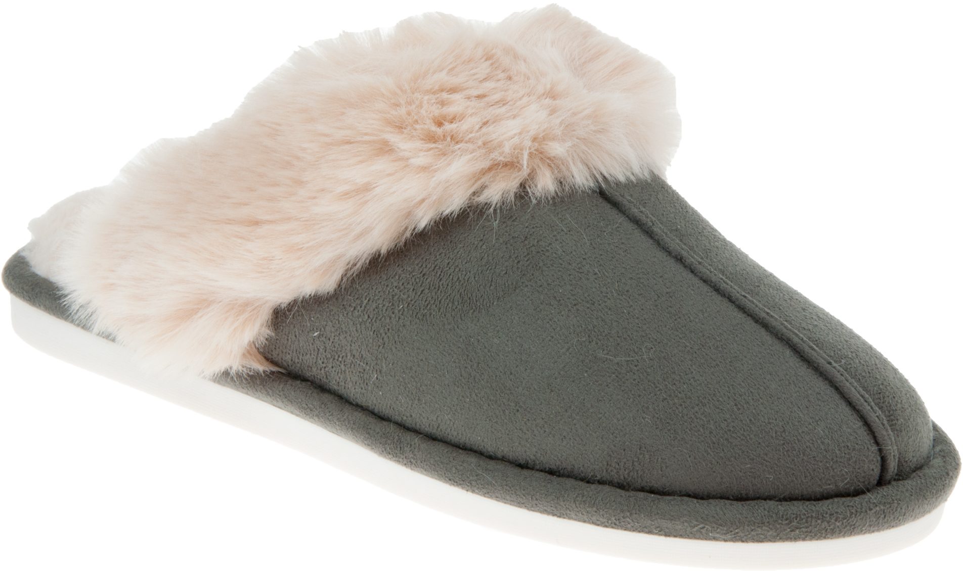 Heavenly Feet Fireside Grey - Mule Slippers - Humphries Shoes