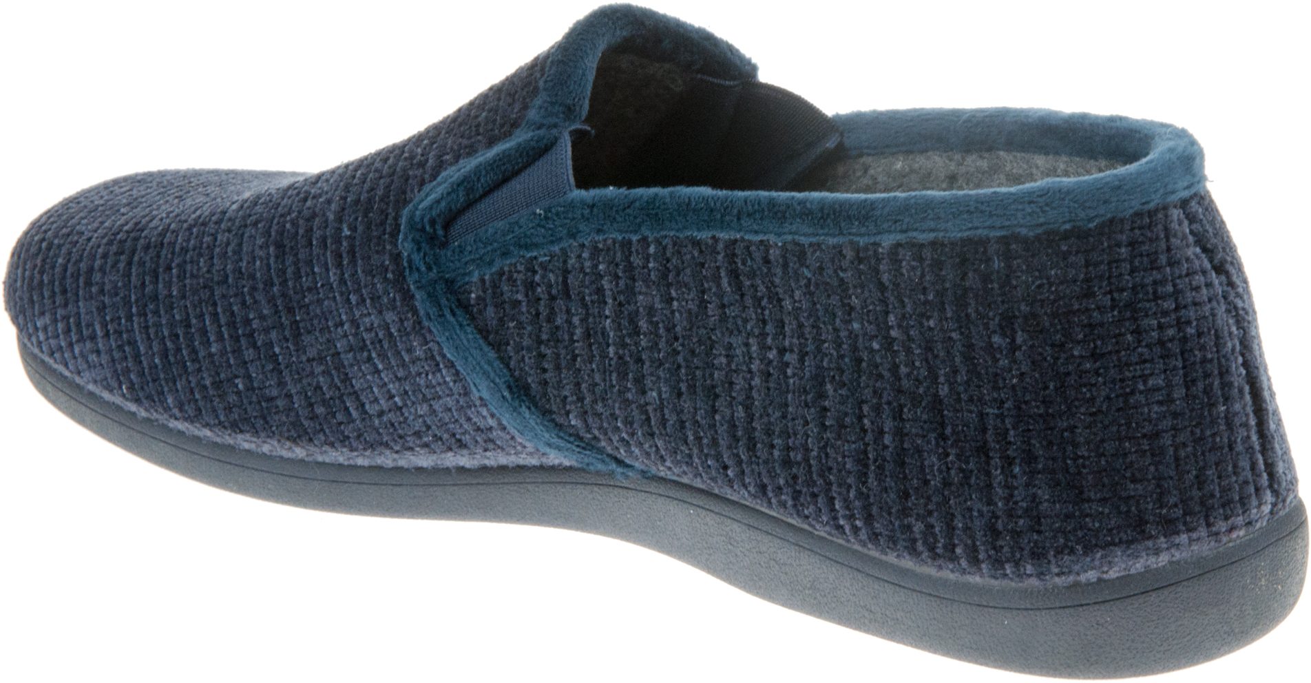 Lotus Sheldon Navy UMH029DE - Full Slippers - Humphries Shoes