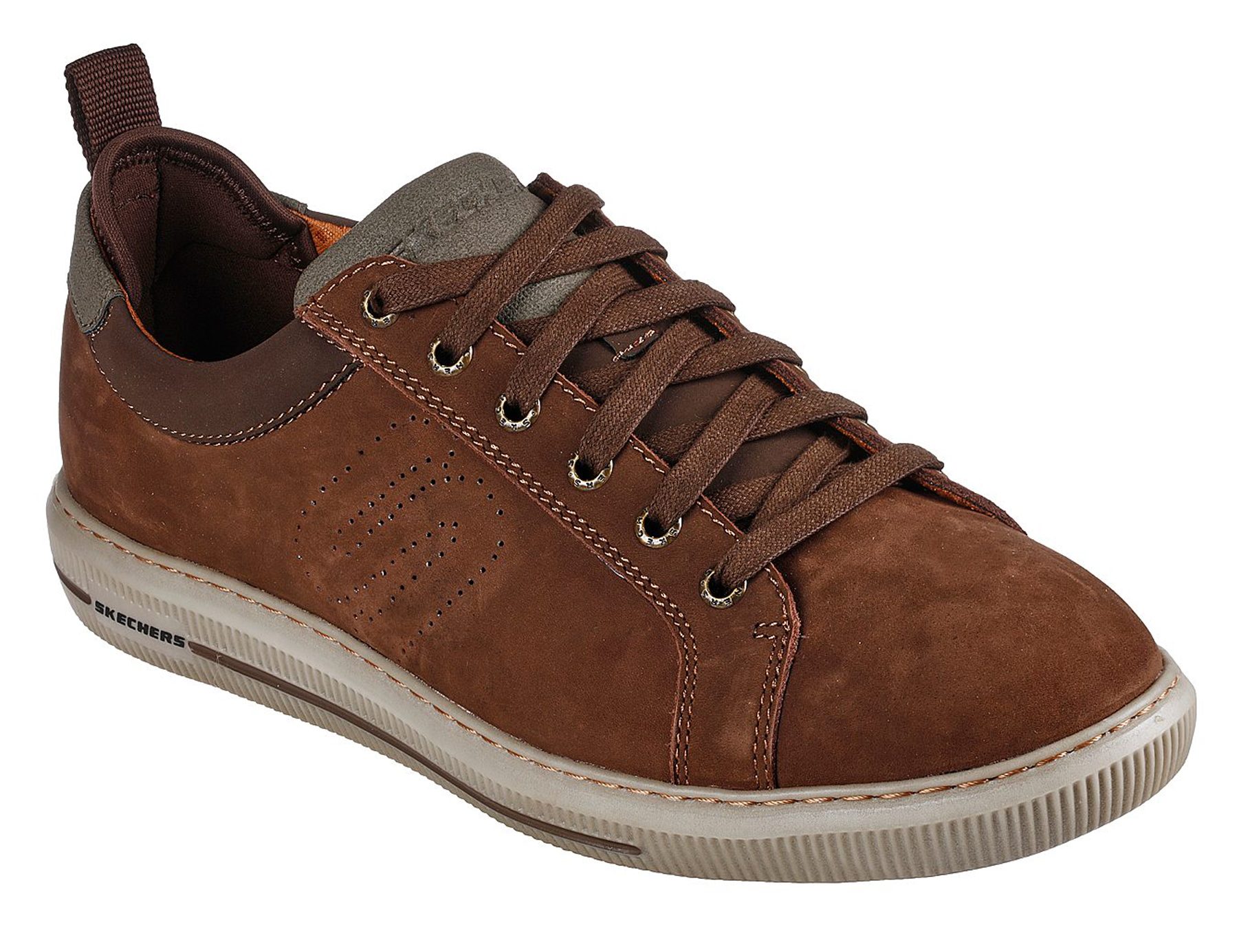 Skechers mens sale suede shoes