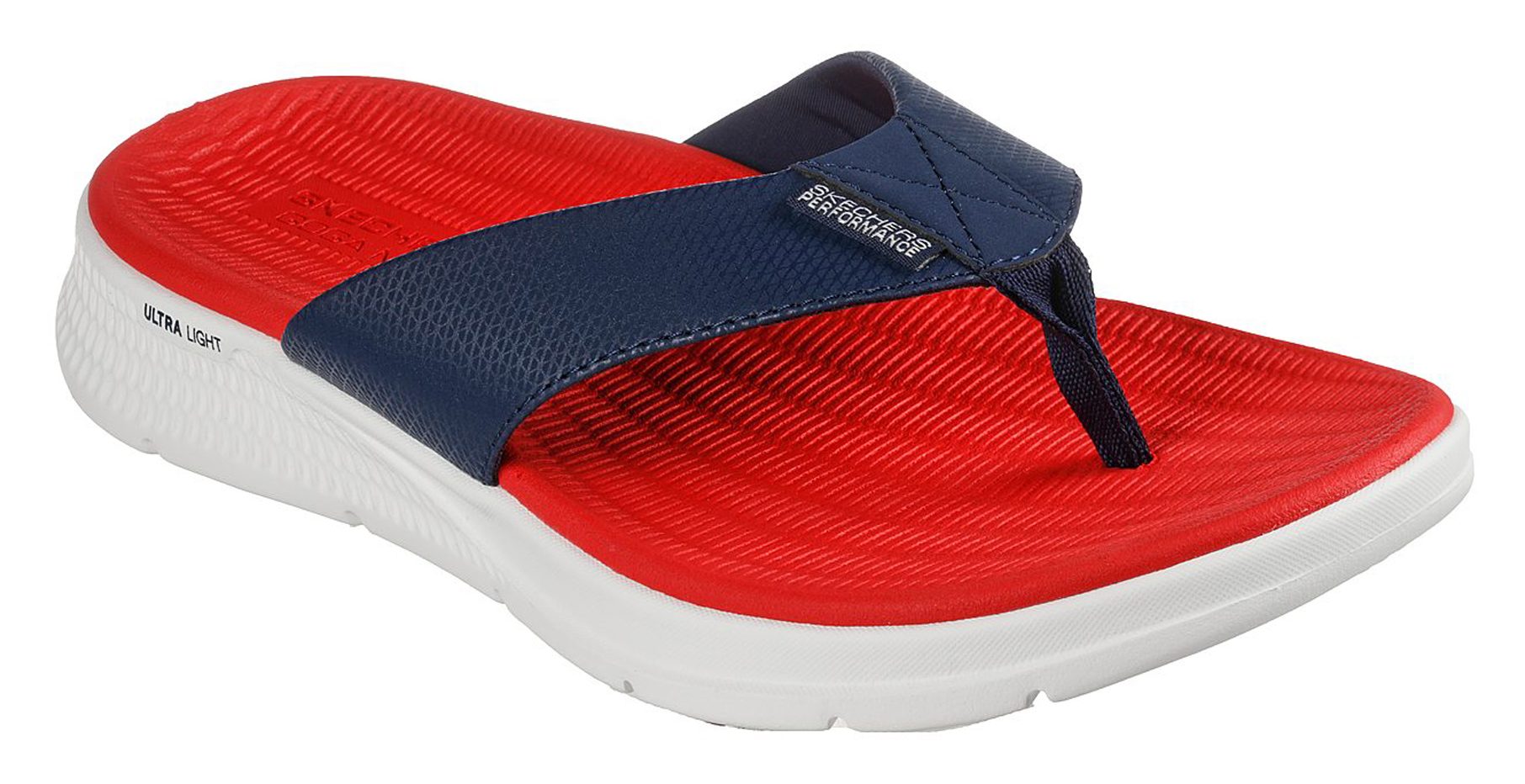 Skechers slippers deals red