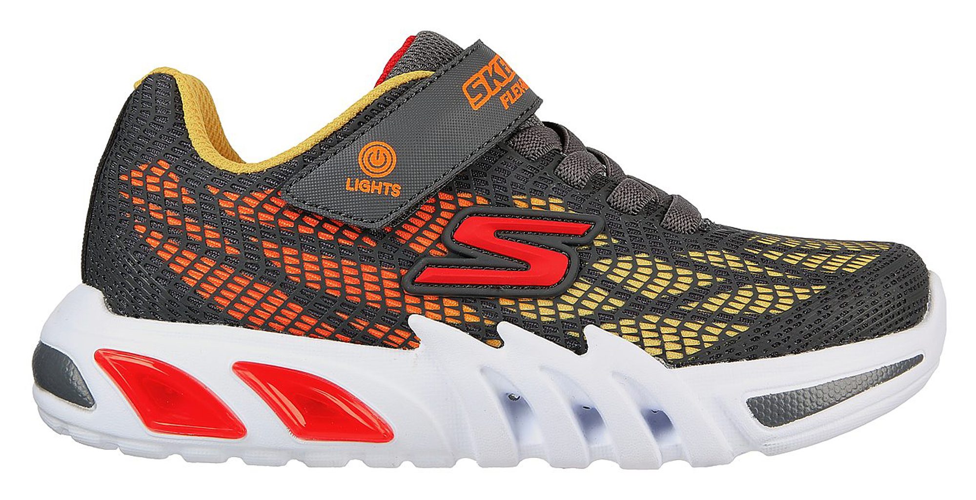 Skechers Flex-glow Elite - Vorlo Charcoal   Multi 400137l Ccmt - Boys 