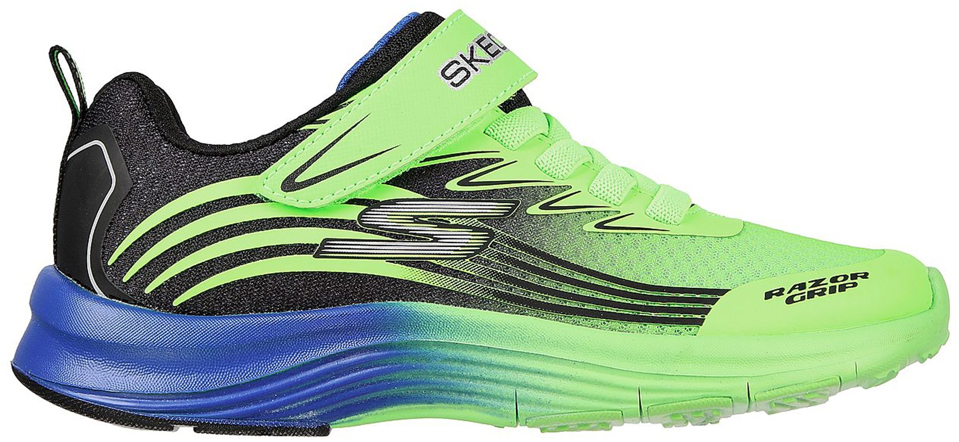 Skechers Razor Grip Lime / Black 405107L LMBK - Boys Trainers ...