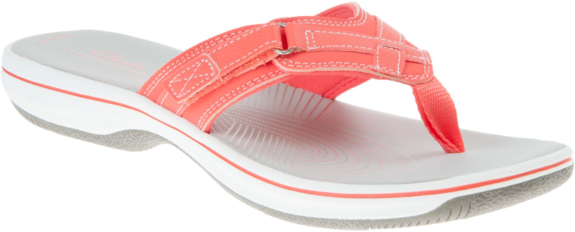 Clarks Brinkley Sea Bright Coral 26158581 - Mule Sandals - Humphries Shoes