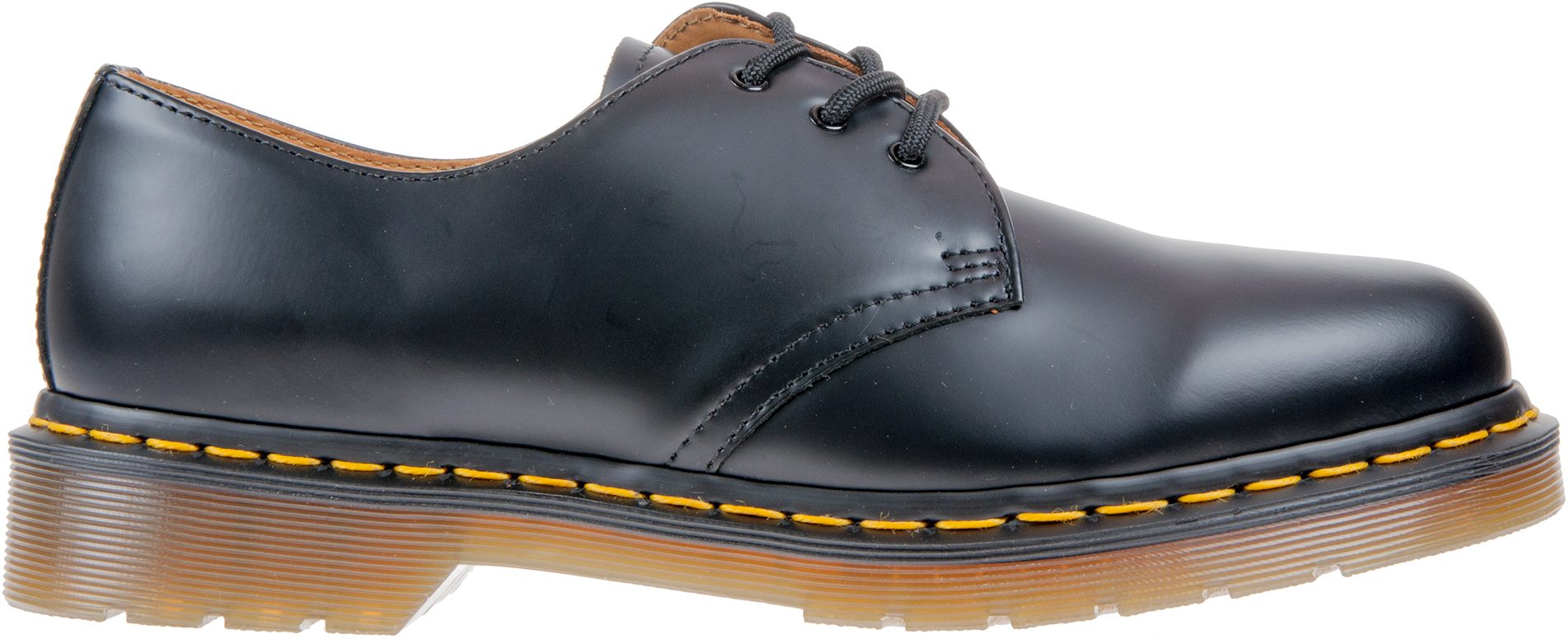 Dr. Martens 1461 Black Smooth / Yellow Stitch 11838002 - Casual Shoes ...