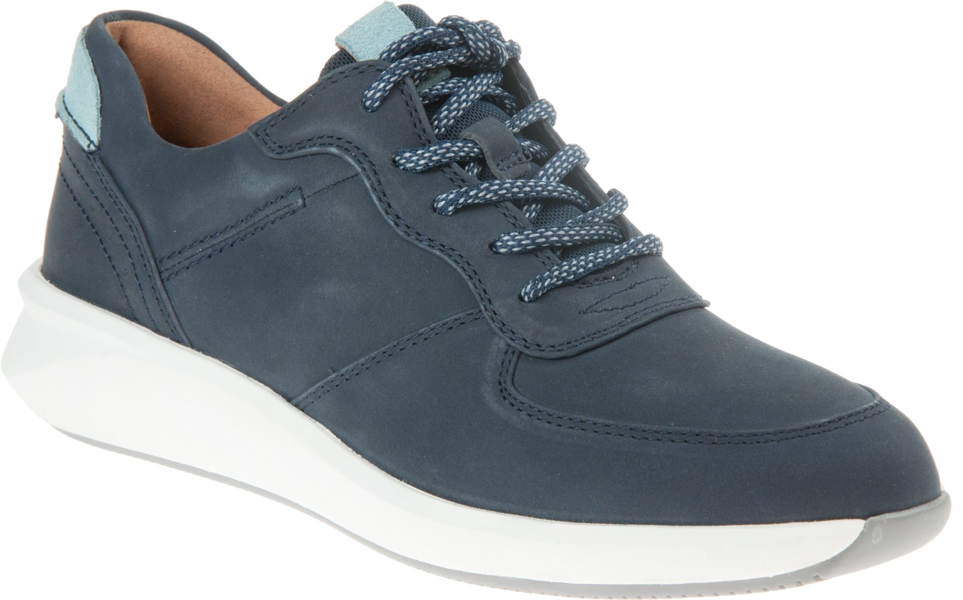 Clarks Un Rio Sprint Navy Nubuck 26165464 - Everyday Shoes - Humphries ...