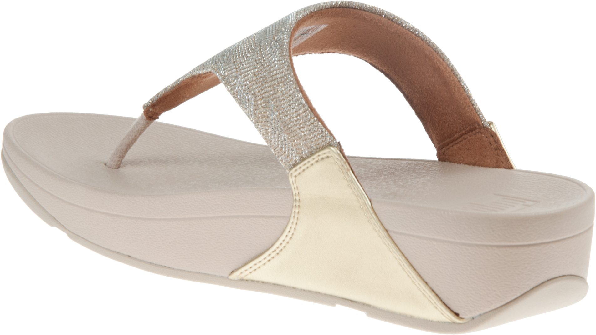 FitFlop Lulu Glitz Toe-Post Platinum ET8-675 - Mule Sandals - Humphries ...