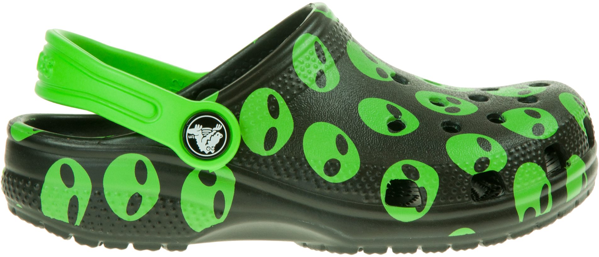 Crocs Kids Classic Clog Black Alien 207599-001 - Boys Shoes - Humphries ...