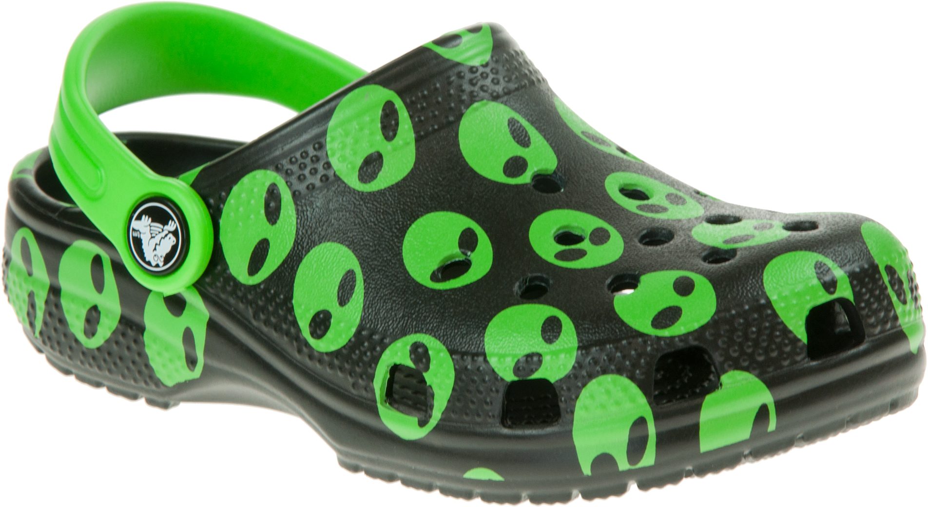 Crocs Kids Classic Clog Black Alien 207599-001 - Boys Shoes - Humphries ...