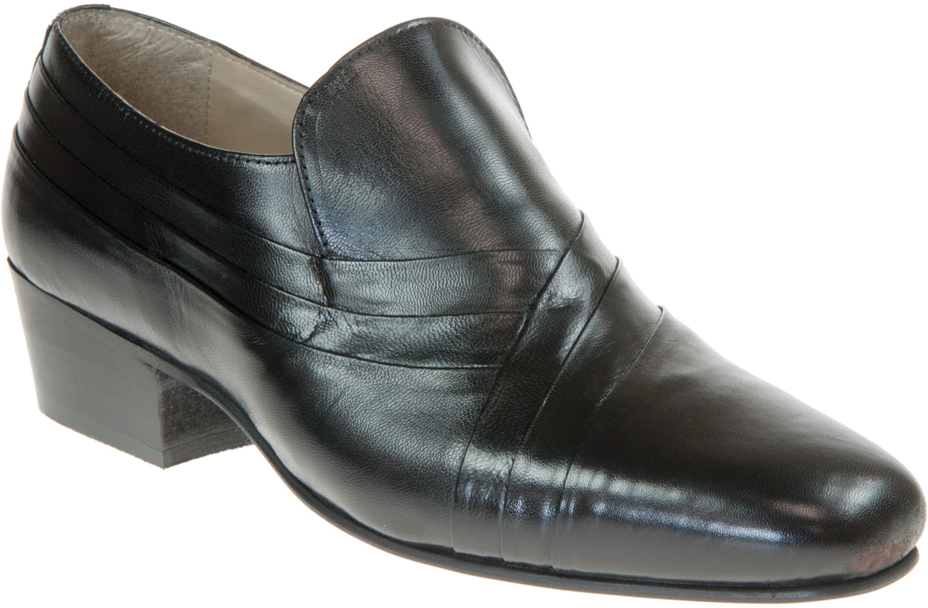 Mens cuban hotsell heel dress shoes