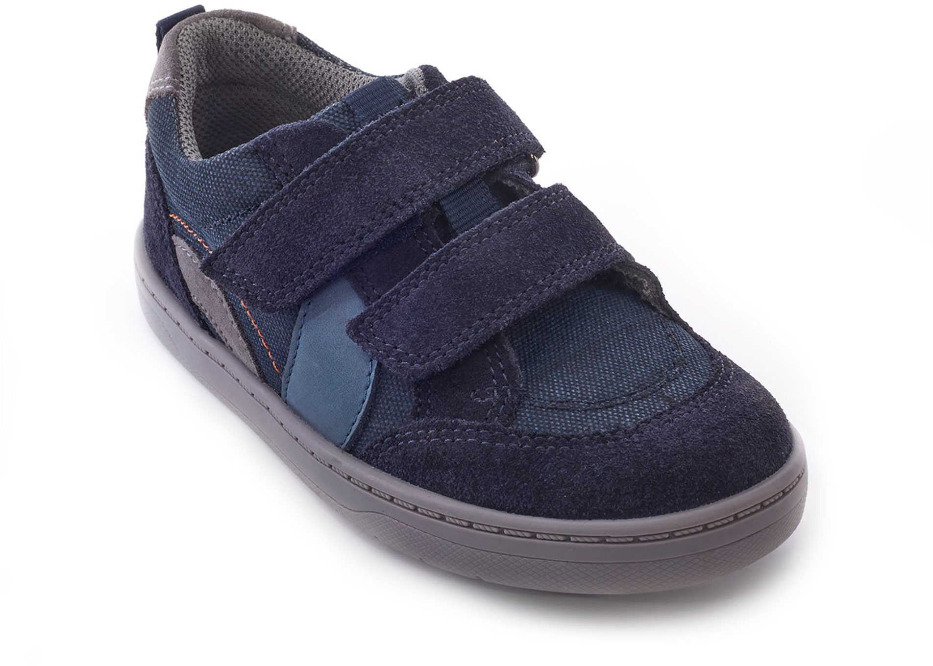 Start-Rite Enigma Navy Suede / Canvas 1748_9 - Boys Shoes - Humphries Shoes