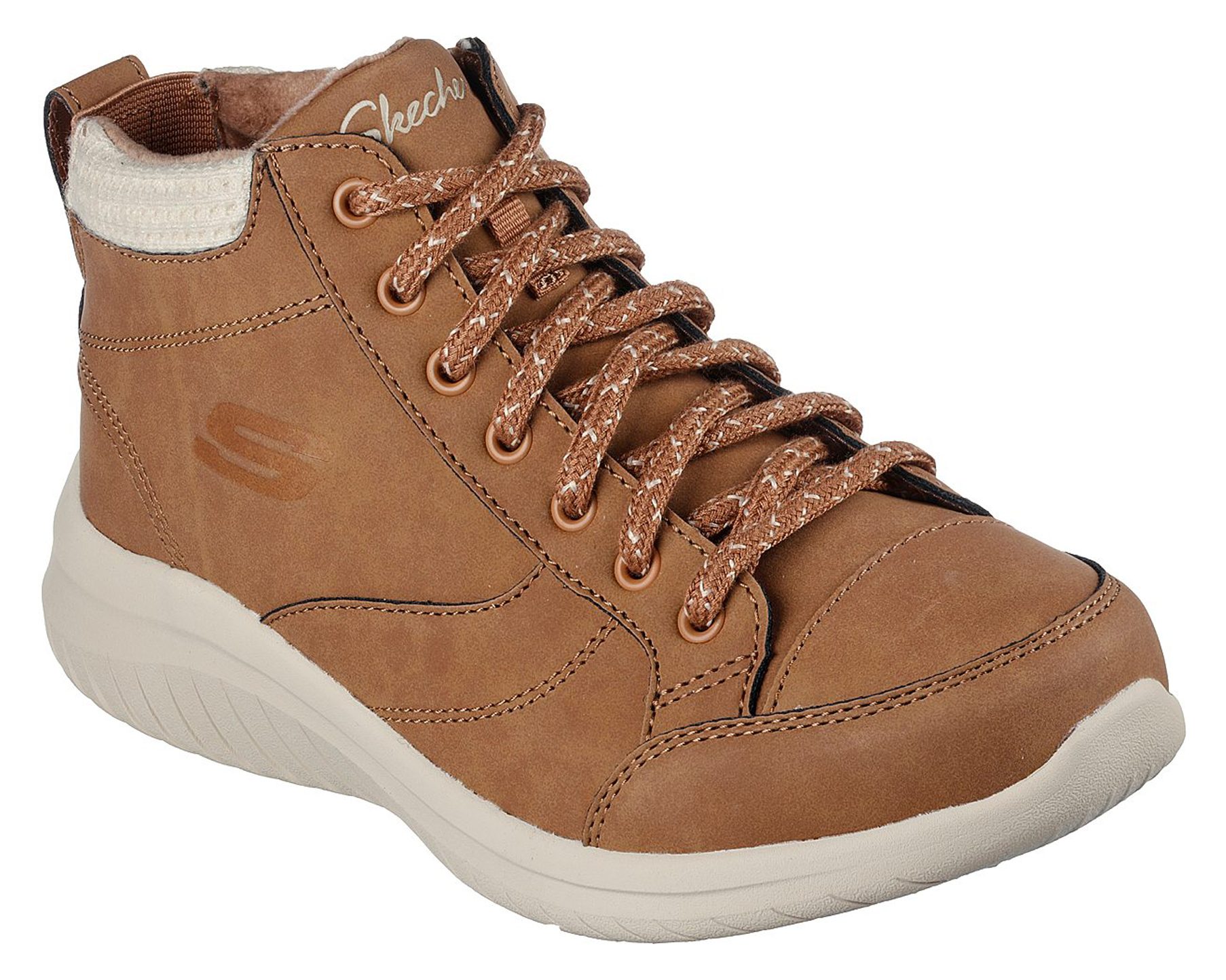 Skechers Ultra Flex 2.0 Social Crew Chestnut 167449 CSNT Ankle Boots Humphries Shoes