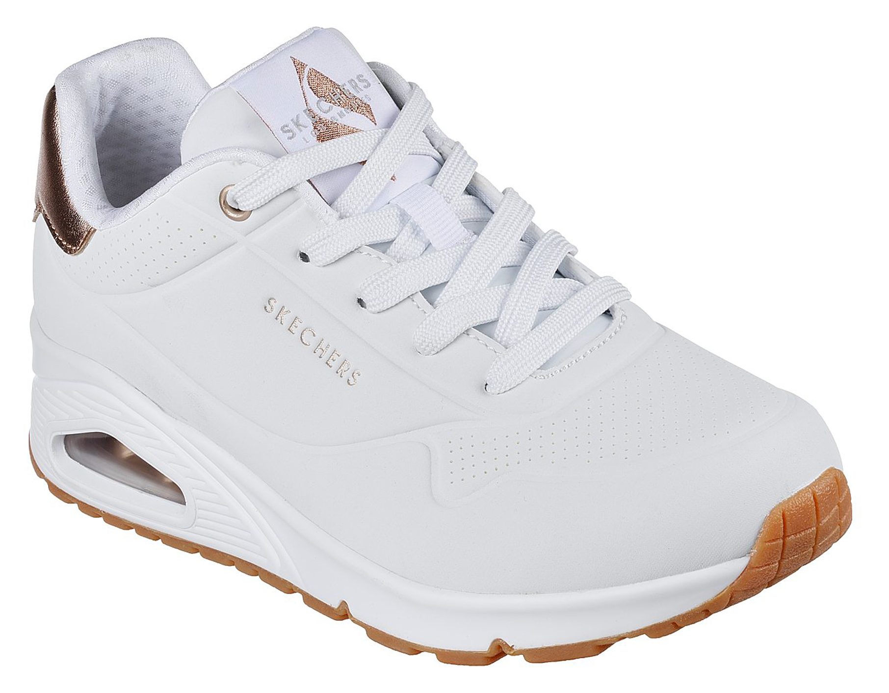 Skechers Uno Golden Air White 177094 Wht Womens Trainers