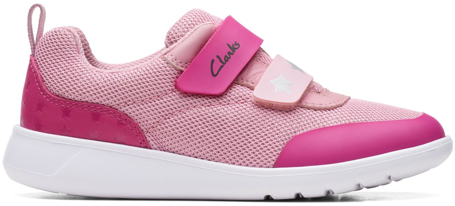 Clarks Scape Flex Kid Pink Synthetic 26168363 - Girls Trainers ...