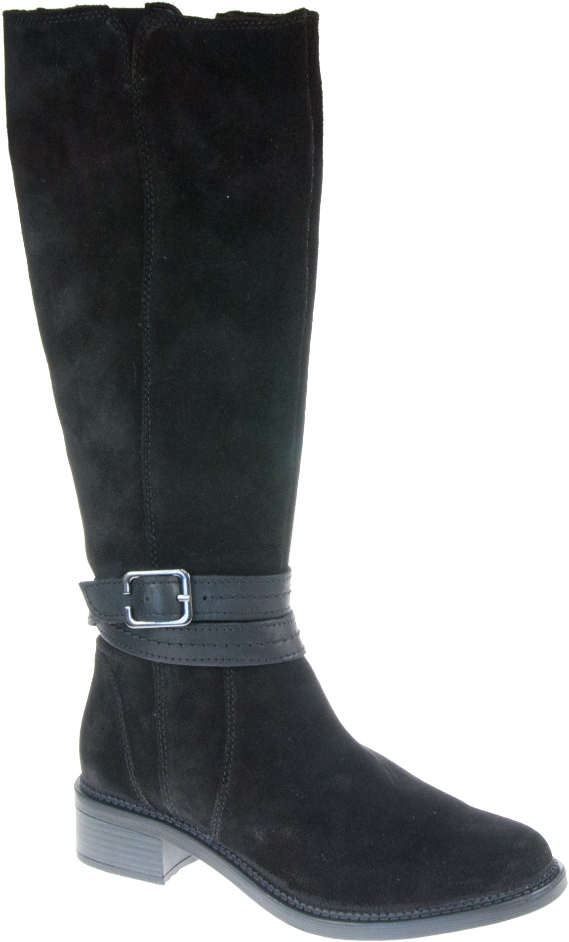 Clarks suede cheap knee high boots