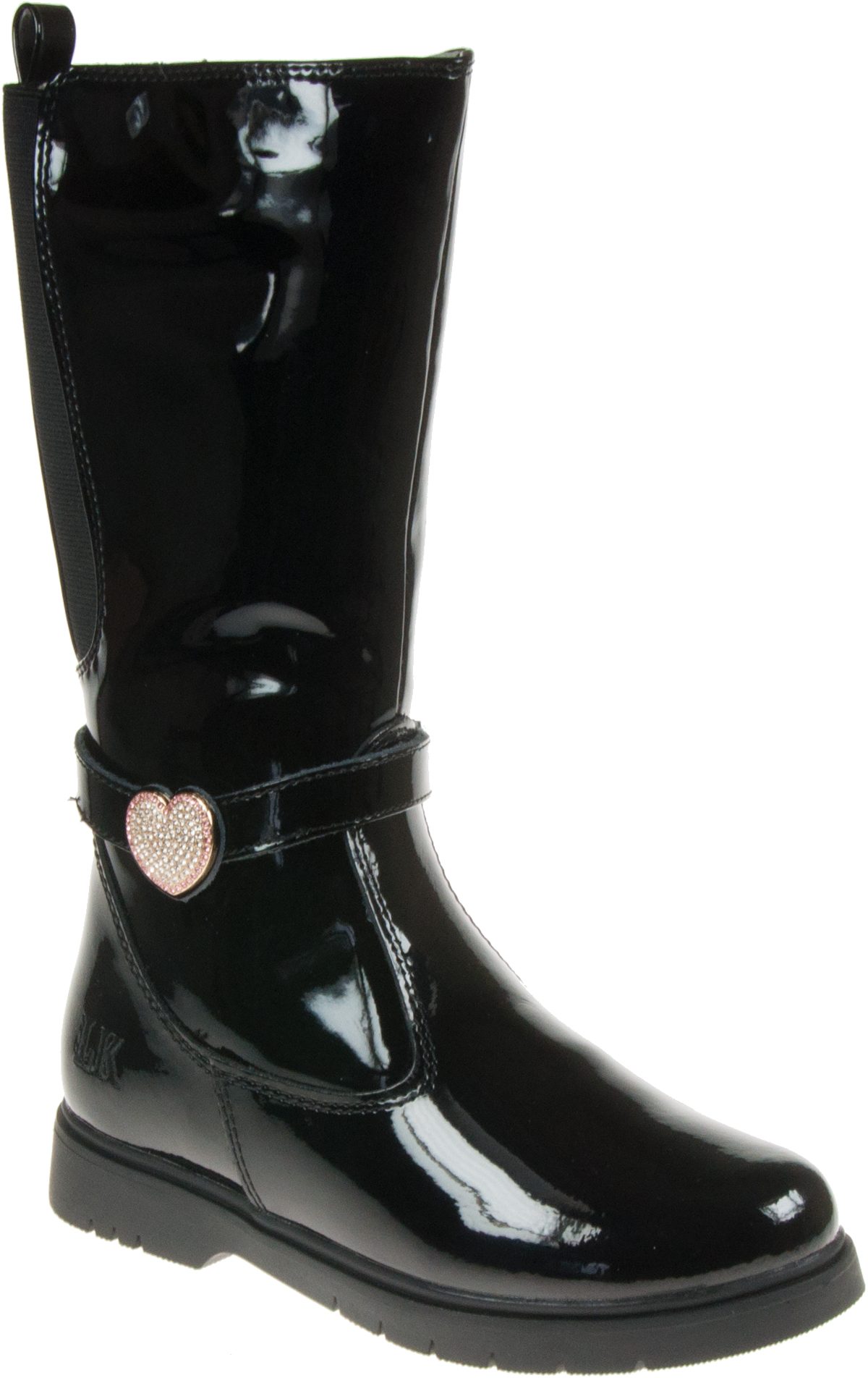 Lelli Kelly Manuela High Boot Black Patent LKHH2320 - Girls Boots ...