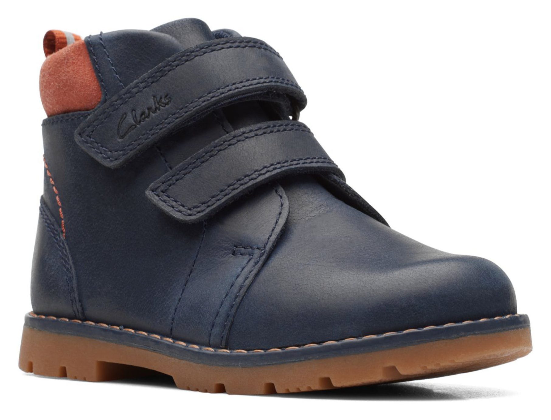 Clarks Heath Strap Toddler Navy 26169266 - Boys Boots - Humphries Shoes