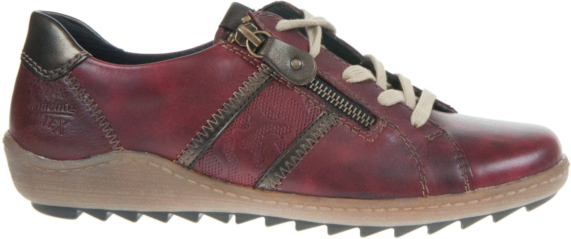 Remonte Liv Red Combi R1426-35 - Everyday Shoes - Humphries Shoes