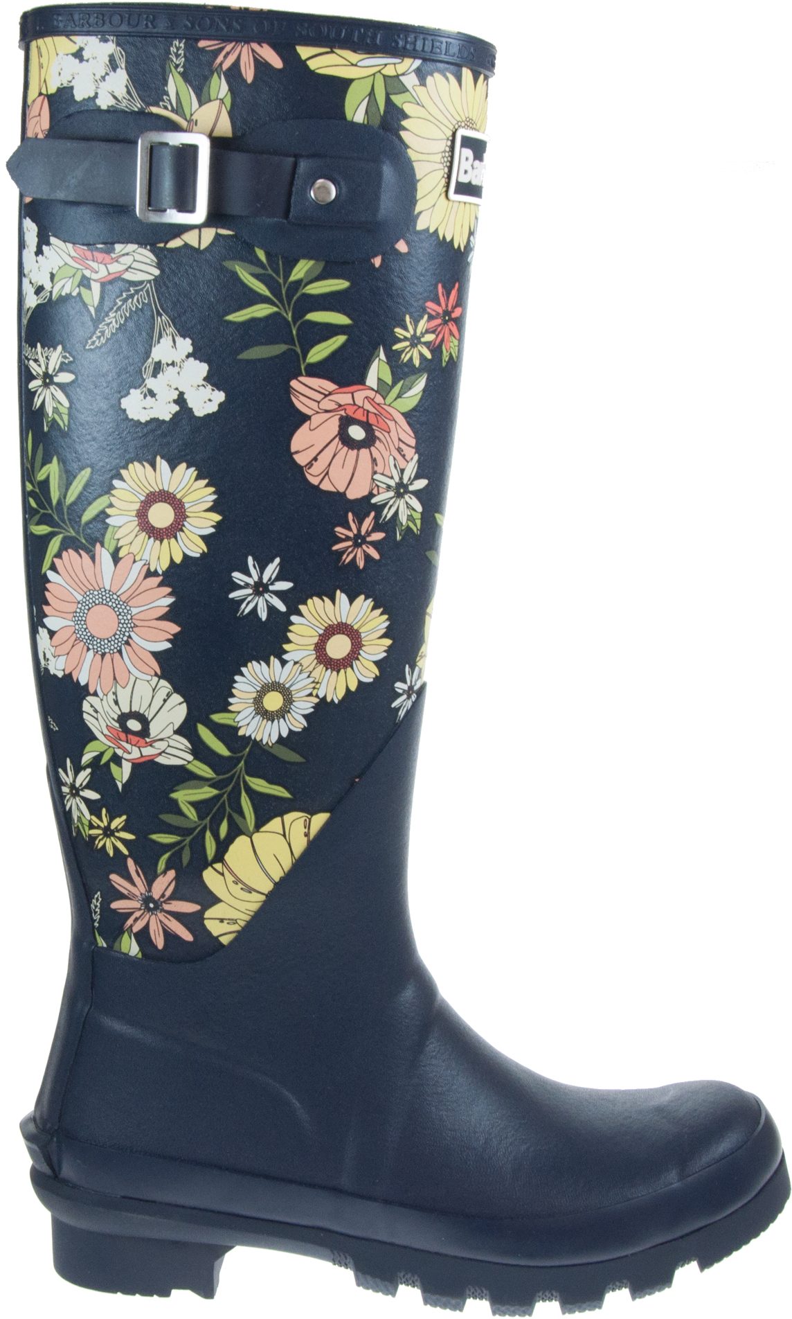 Barbour Bede Womens Navy Floral LRF0043NY32 - Womens Wellies ...