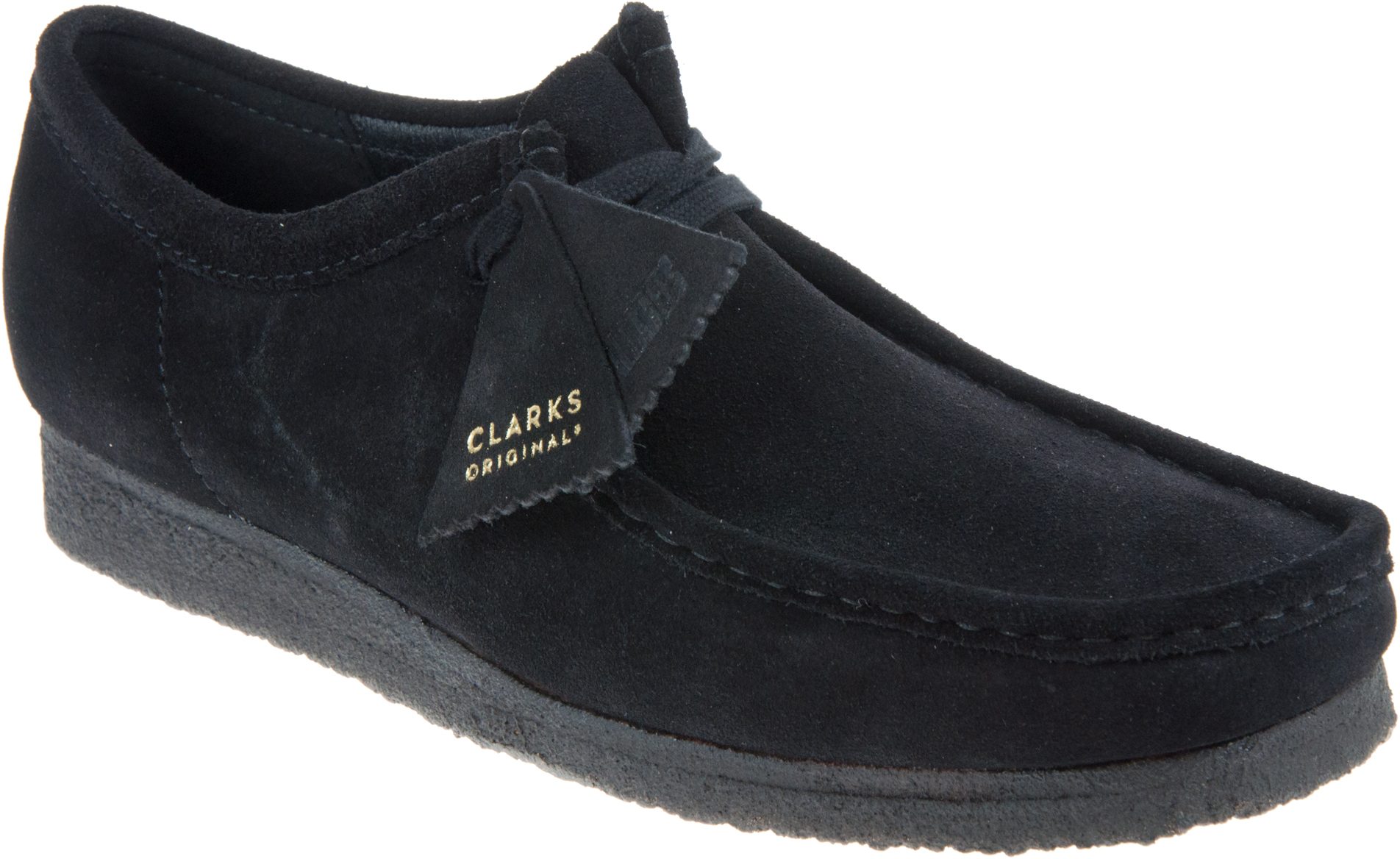 Clarks Wallabee Black Sde 26155519 - Casual Shoes - Humphries Shoes