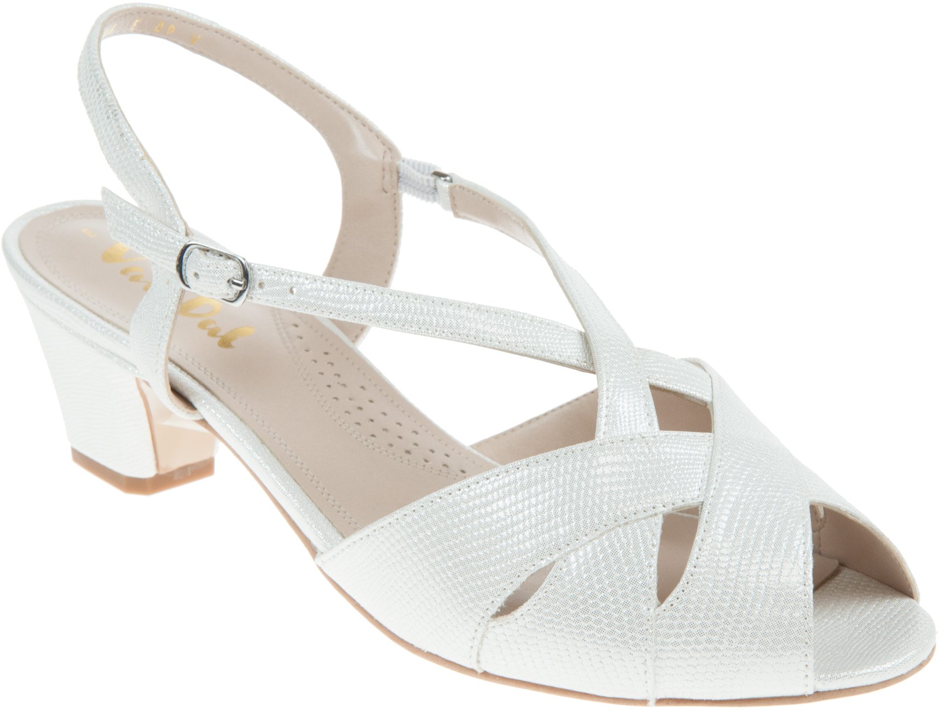 Van dal hot sale white sandals