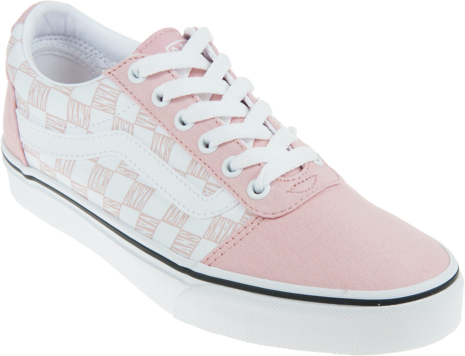 Pink n white vans online